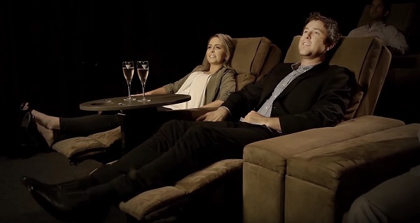 Plush Recliners At Gold Class Are Able To Fully Extend