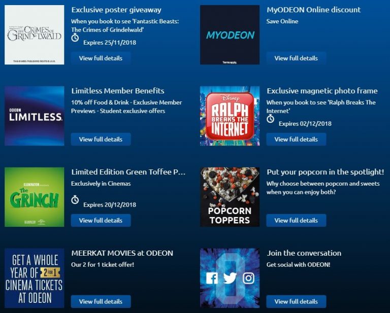 Odeon Food & Popcorn Prices in 2024 — Movie Food Prices