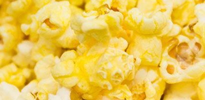 Tub Of Yellow Popcorn