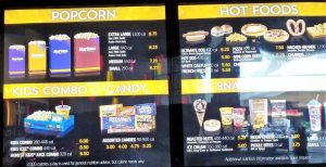 Harkins Popcorn Prices